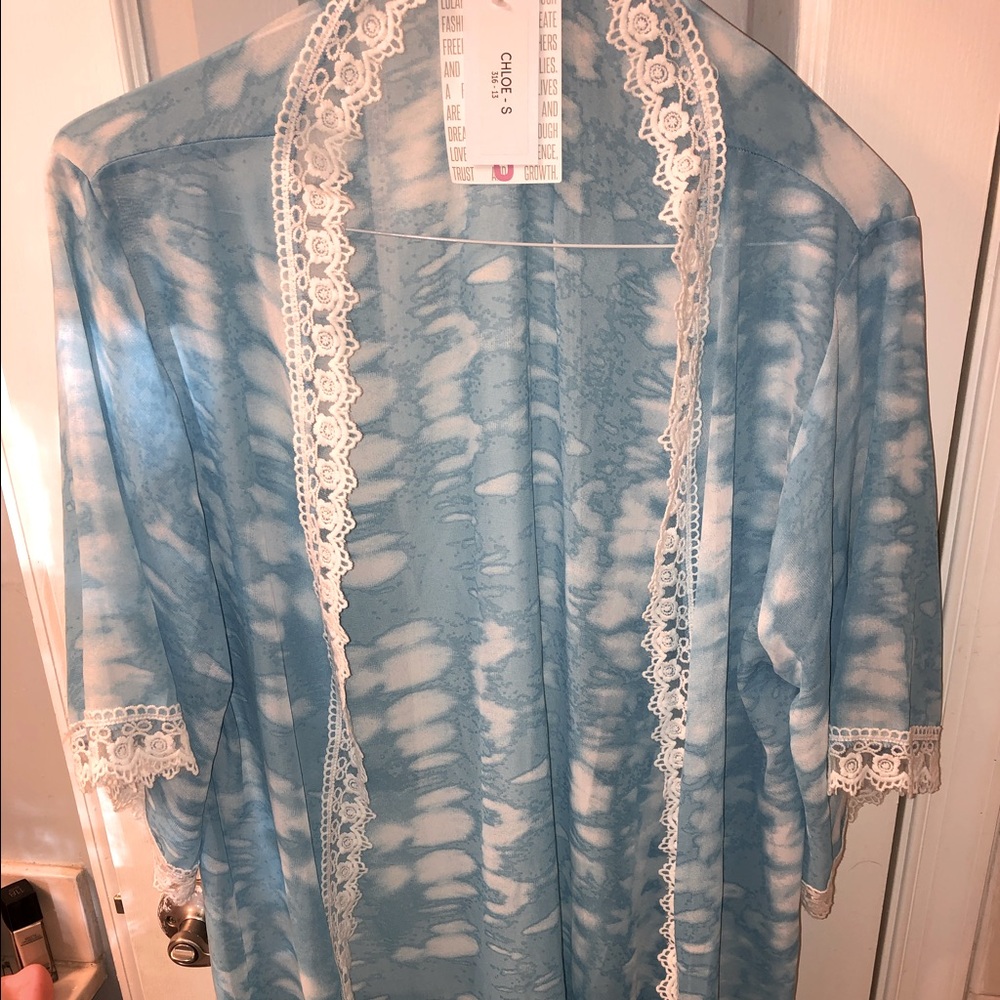 Chloe overlay /bathing suit coverup